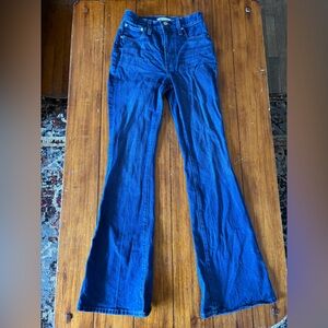Madewell Women's Flare Jeans in Deep Blue